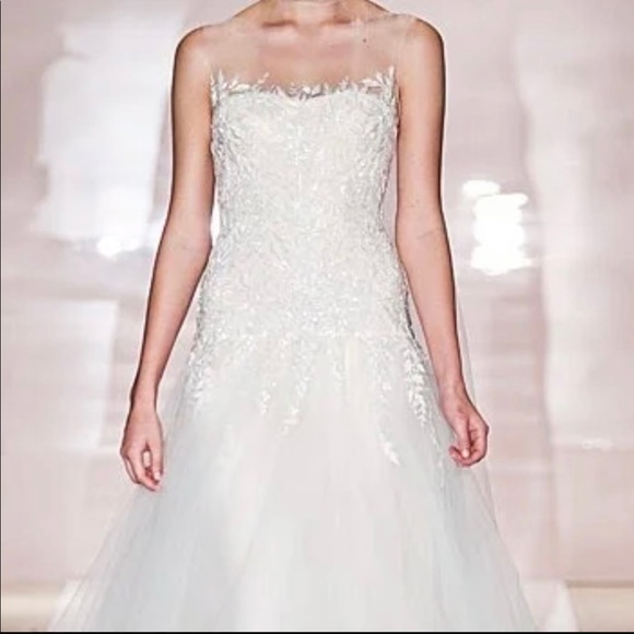 Reem Acra White Wedding Dress Fall 2014 Collection - Picture 1 of 6